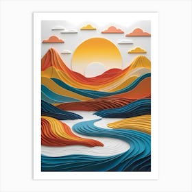 Landscape Print Art Print