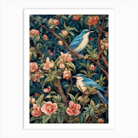 Birds In The Tree Art Print