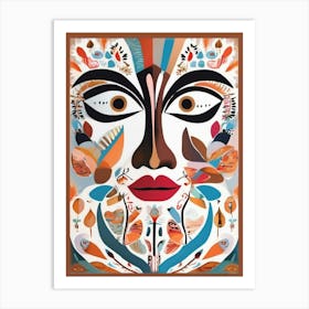 Face Of A Woman 7 Art Print