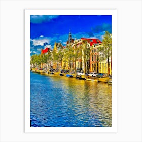 Amsterdam Canals 3 Art Print