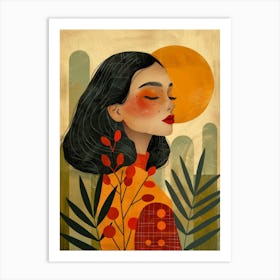 Portrait Of A Woman 83 Art Print