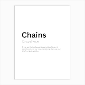 Chains Definition Meaning 1 Póster