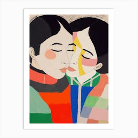 Loving Couple Art Print