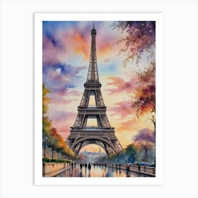 Eiffel Tower Paris France 1 Art Print