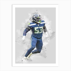 Boye Mafe Seattle Seahawks Art Print