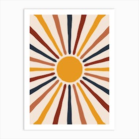 Sunburst Art Print