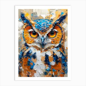 Owl Painting 1 Art Print