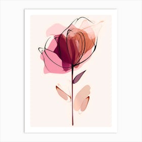 Weightless Flower No 2 Art Print