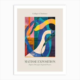 Snake 1 Matisse Inspired Exposition Animals Poster Art Print