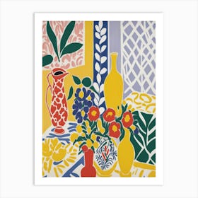 'Flora And Fauna' Matisse Style Art Print