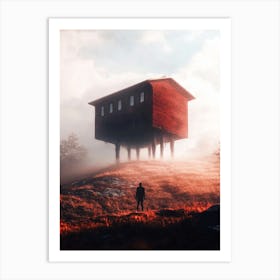 House On A Hill 4 Art Print