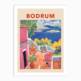 Data Set 42 Fauvist Travel Poster Art Print