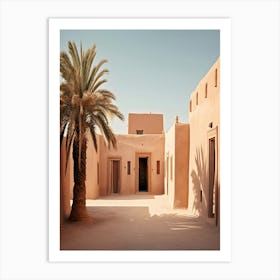 Moroccan Style House Summer Photography Art Print