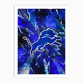 Detroit Lions Art Print