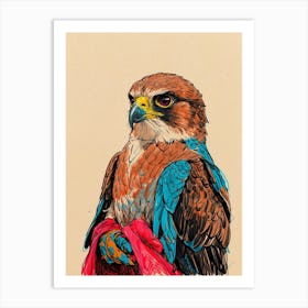 Hawk Canvas Print Art Print