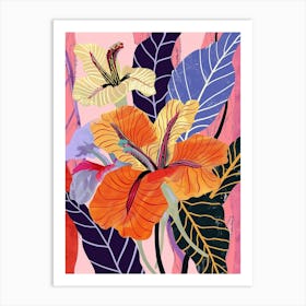 Colourful Flower Illustration Petunia 2 Art Print