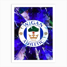 Wigan Athletic Art Print