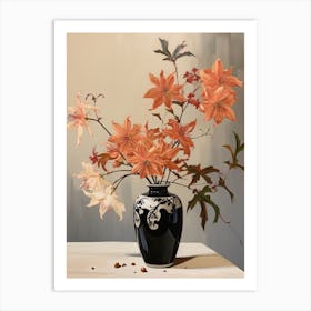 Bouquet Of Japanese Maple Flowers, Autumn Fall Florals Painting 2 Art Print