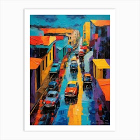 Cuba City Street Art Print