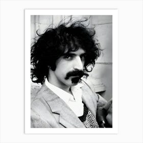 American Rock Musician Frank Zappa Art Print