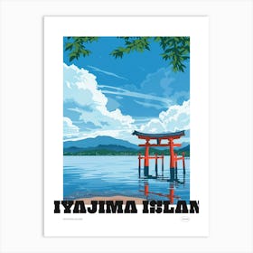 Miyajima Island Japan 2 Colourful Illustration Poster Art Print