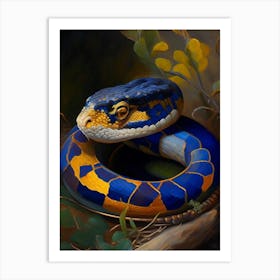 Ringneck Snake Painting Art Print