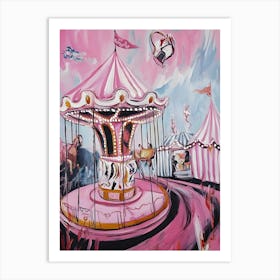 Pink Haloween 126 Art Print