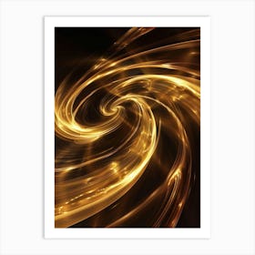 Abstract Golden Spiral Background Photo Art Print