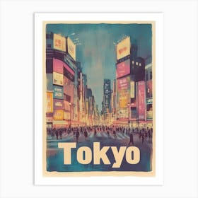 Aihrgdesign A Classic 1960s Travel Poster For Tokyo Showcasin C0dead98 3369 47c0 8777 57edb630aad4 3 Art Print