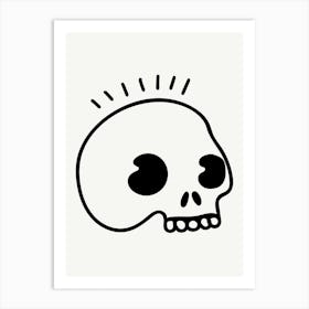 Skull Illustration Art Print