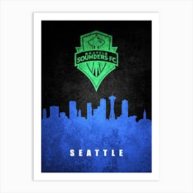 Seattle Sounders Art Print