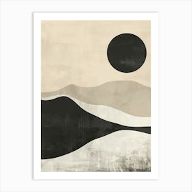 Abstract Landscape Canvas Print Art Print