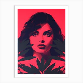 'The Girl In Red' Art Print