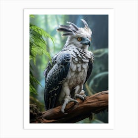 Aerial Majesty: Harpy Eagle Wall Art Art Print