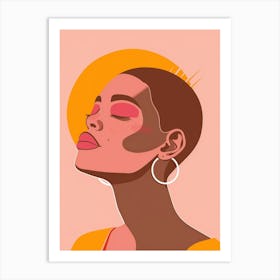 Illustration Of A Woman 4 Art Print