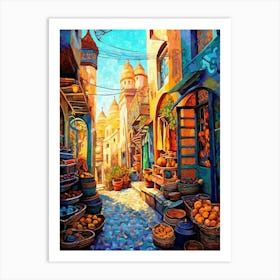 Spice Bazaar Pixel Art 9 Art Print