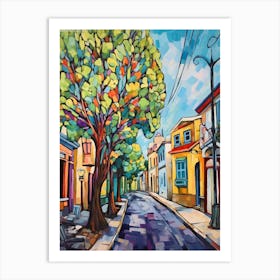 Nicosia Cyprus 3 Fauvist Painting Art Print