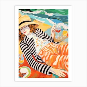 Day At The Beach Art Print