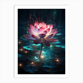 Lotus Flower 12 Art Print