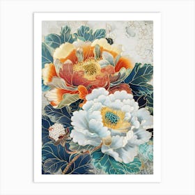 Peony Painting 11 Art Print