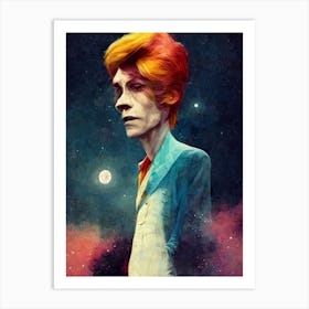 David Bowie Moonage Daydream Art Print