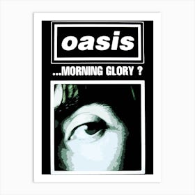 Oasis britpop band music Morning Glory Art Print