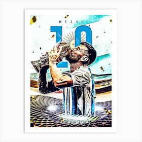 Argentina Lionel Messi Art Print