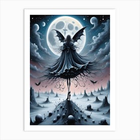 A Lunar Symphony Art Print