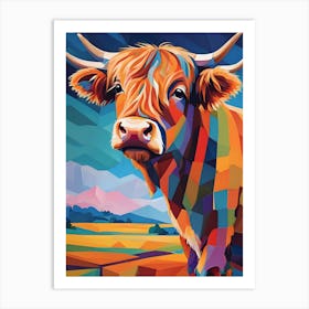 Highland Cow 32 Art Print
