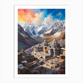 Hindu Temple 2 Art Print