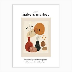 Lisbon Artisan Expo Extravaganza Art Print