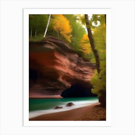 Sandstone Cave Art Print