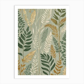 Ferns no1 Art Print