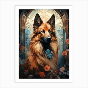 German Shepherd Art Print